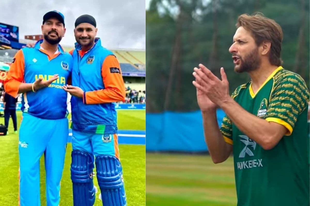 Yuvraj Singh, Harbhajan Singh and Shahid Afridi.
