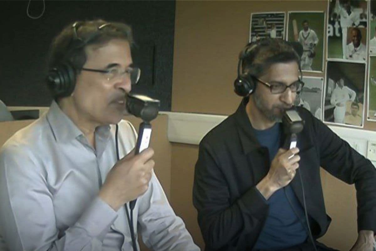 Sundar Pichai at IND vs ENG 5th Test Oval