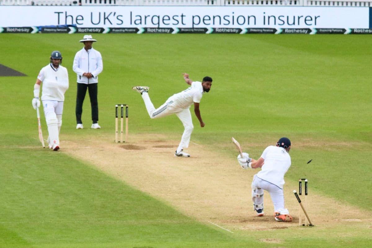 Mohammad Siraj Clean Bowled Gus Atkinson.