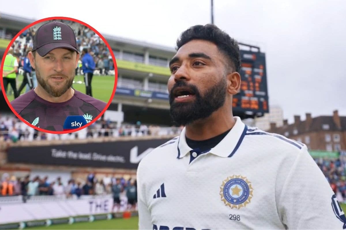 Brendon Mccullum on Mohammad Siraj