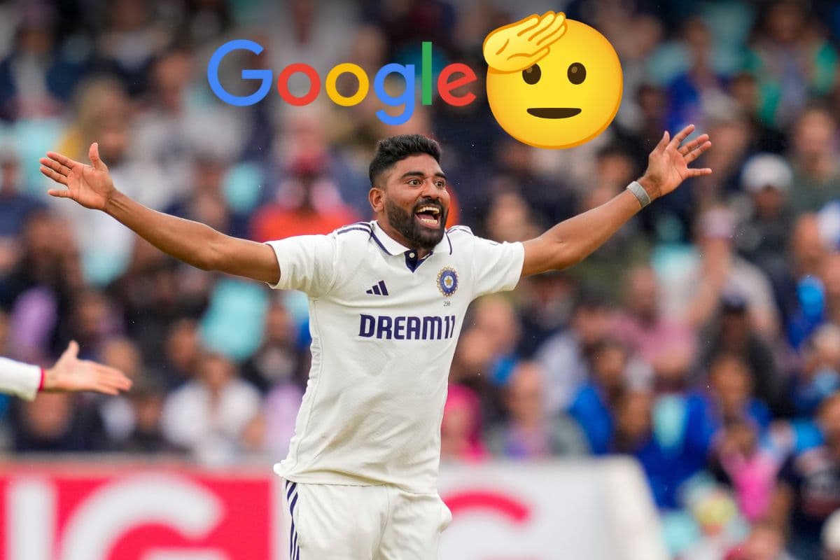 Google Salutes Mohammad Siraj after Oval Heroics