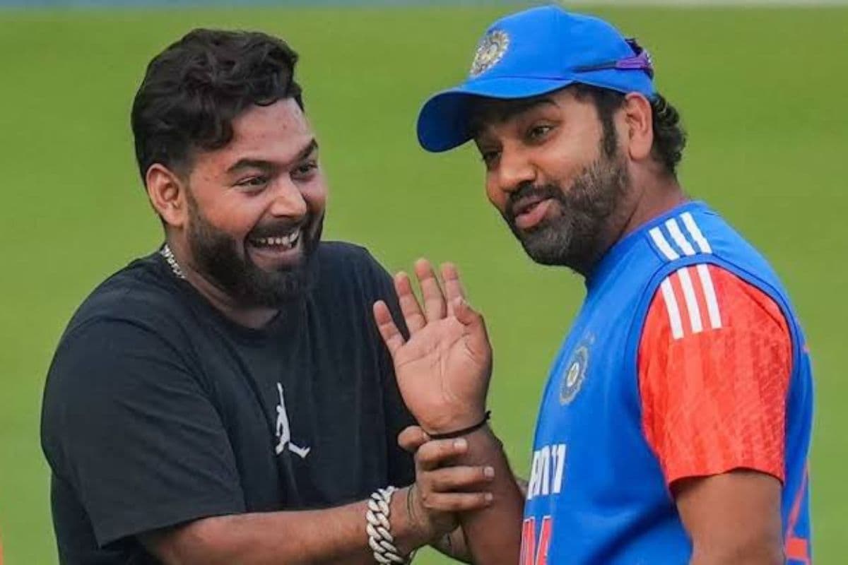 जश्न में डूबी थी टीम इंडिया, तभी रोहित बोले- रिटायरमेंट ले लूं क्या? हिटमैन और पंत के बीच बातचीत हुई वायरल