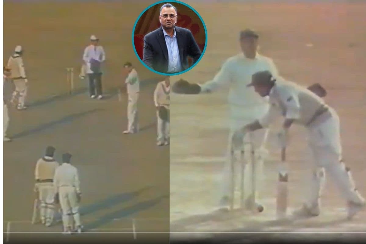 पाकिस्तानी बैटर की बेईमानी बौखला गए विरोधी! बेल्स गिरी तो हटा नहीं, ऊपर से खुद ही विकेट पर लगाकर फिर खेलने लगा