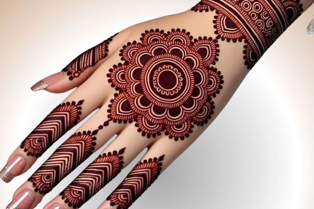 Easy Mehndi Designs For Teej