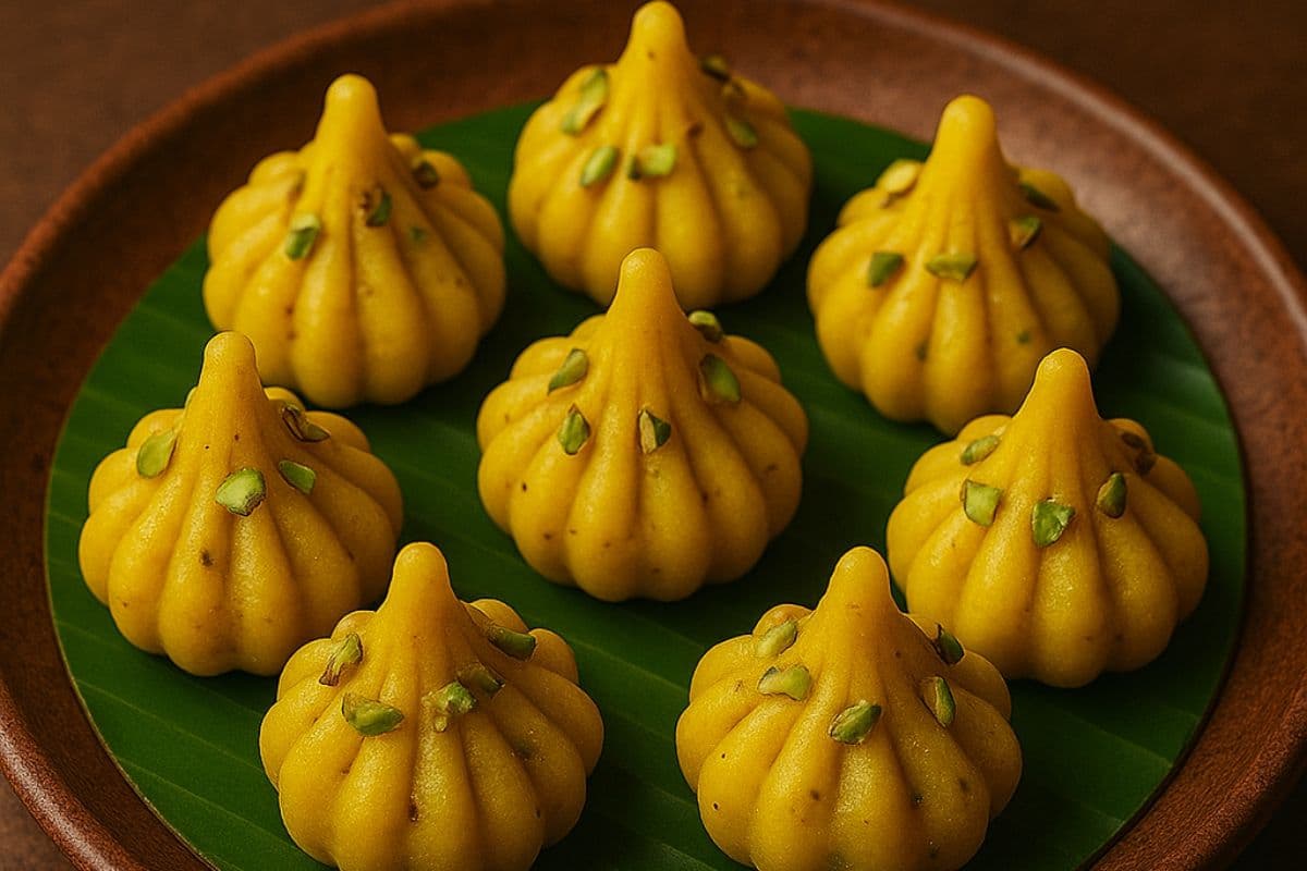 Kesar Pista Modak Recipe for Ganesh Chaturthi Bhog
