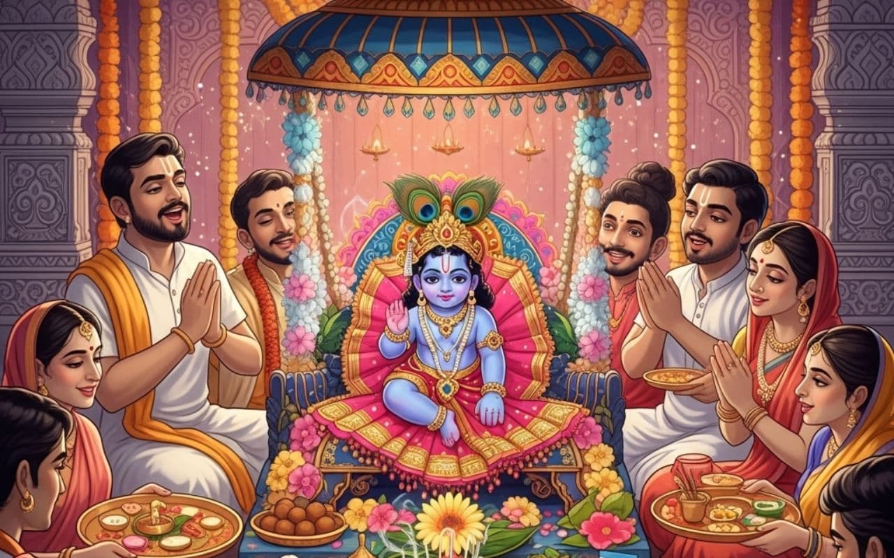 Happy Krishna Janmashtami 2025 Wishes: भगवान श्रीकृष्ण के आशीर्वाद से महक उठे आपका जीवन, जन्माष्टमी पर भेजें अपनों को ये खास शुभकामना संदेश