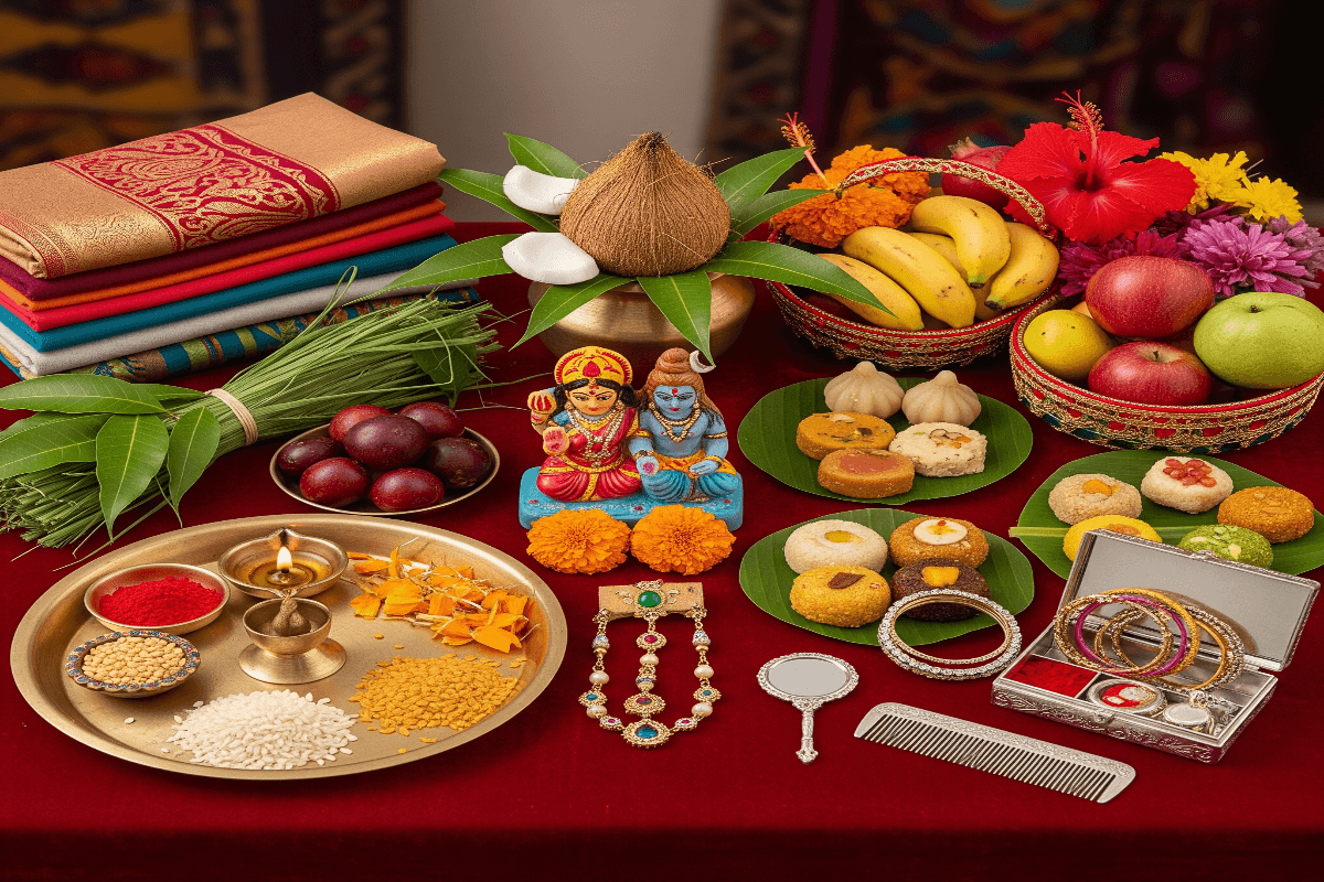 Hartalika Teej 2025 Puja Samagri List in Hindi Hartalika Teej 2025 Puja Samagri List in Hindi