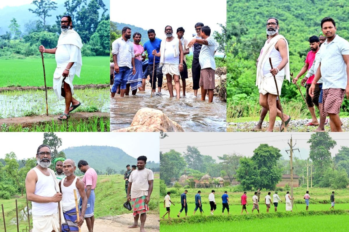 Hemant Soren In Nemra