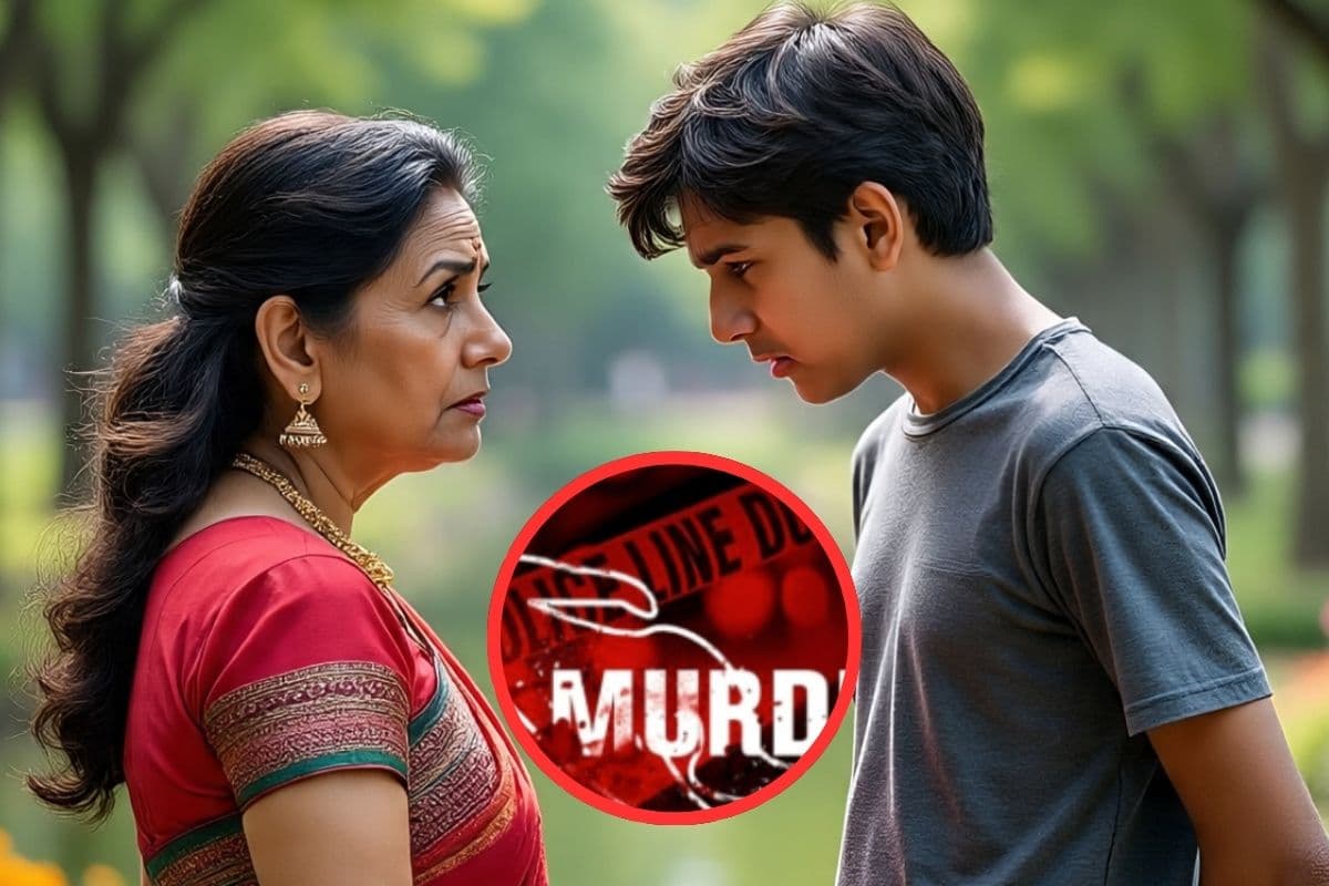 Crime News : बेटे ने मां पर किया हमला, गला घोंटा, 100 मीटर दूर खेत में दफनाया