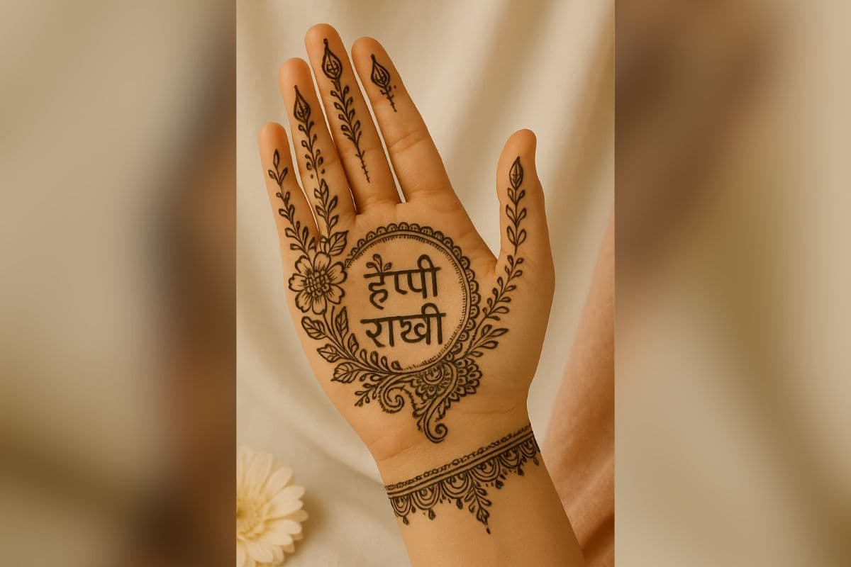Last Minute Raksha Bandhan Mehndi Design