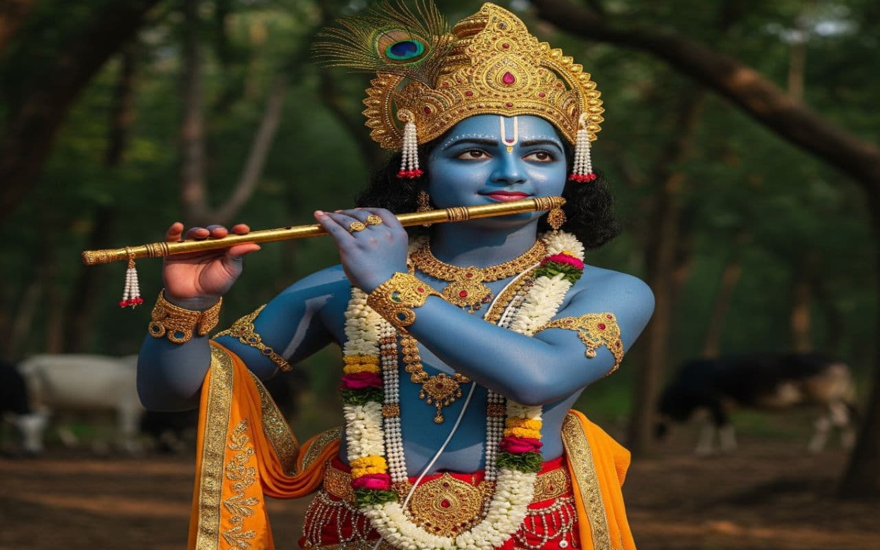 Janmashtami 2025, Krishna Ji Ki Arti: आरती कुंजबिहारी की … इस जन्माष्टमी ऐसे करें श्री कृष्ण जी की आरती