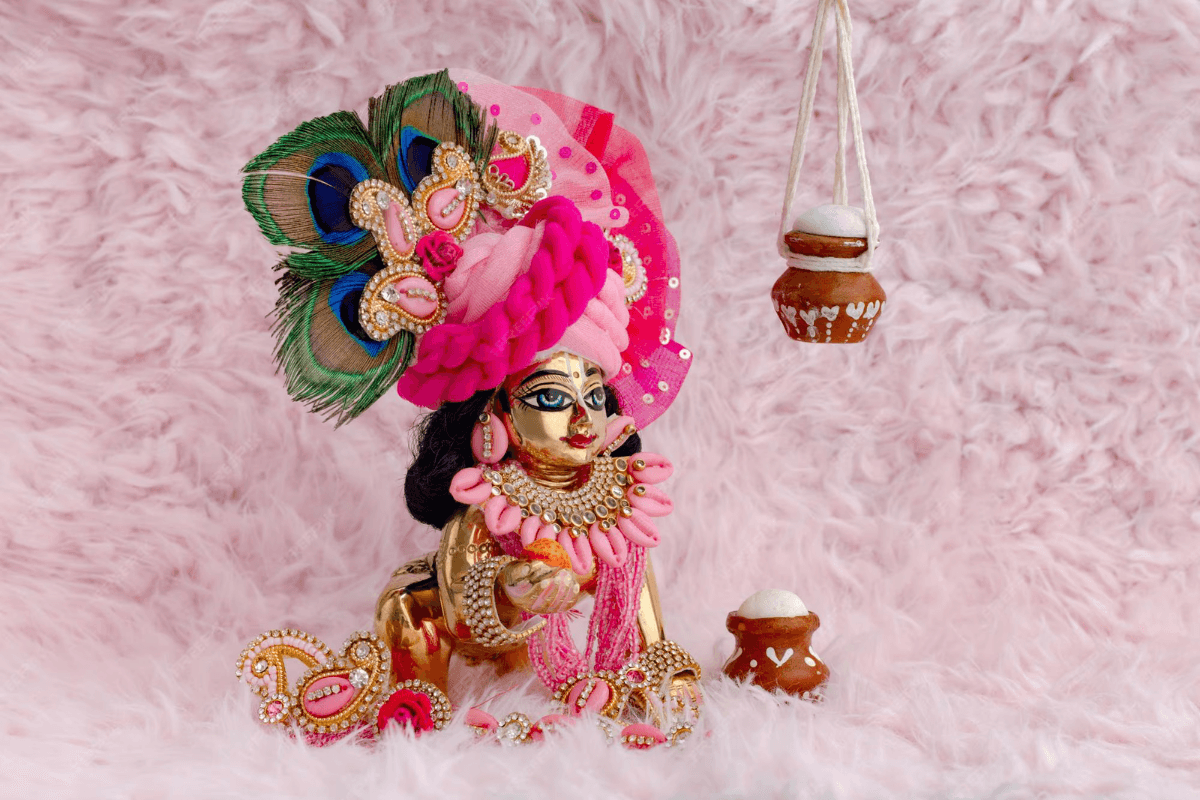 Janmashtami laddu gopal decoration