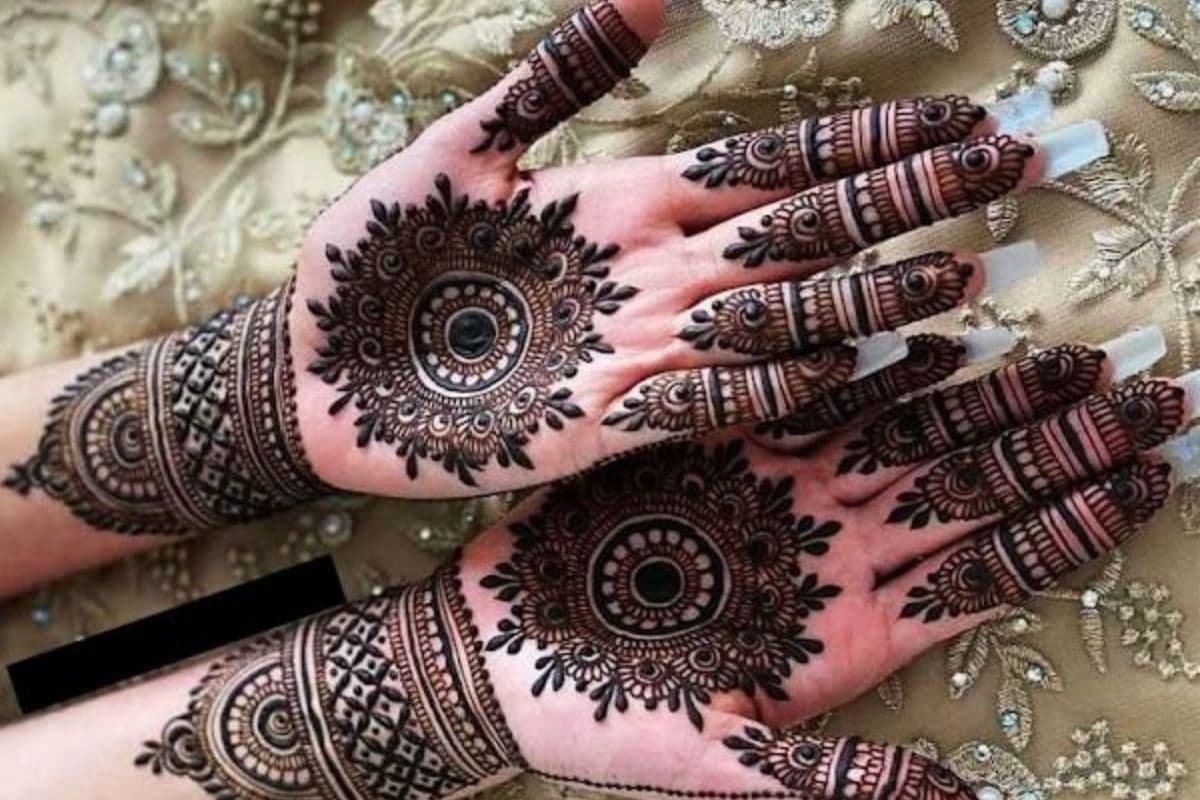 Karma Puja Mehendi Designs 