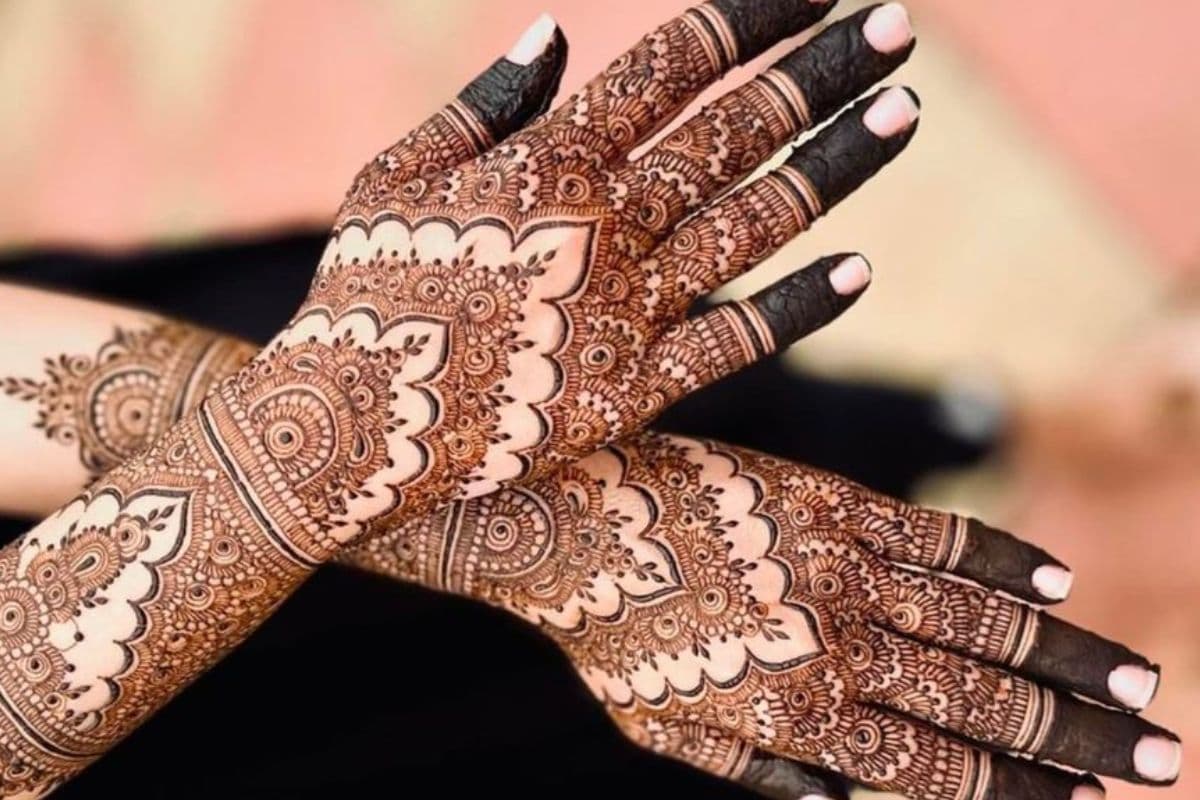 Karma Puja Mehendi Designs