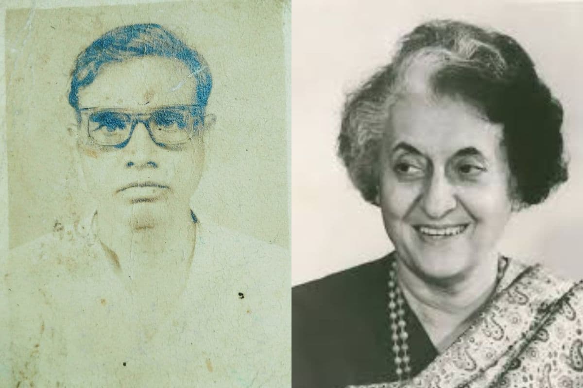 Kashinath Munda with indira gandhi