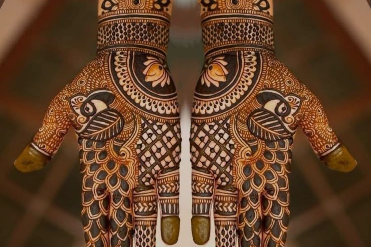 Karma Puja Mehendi Designs