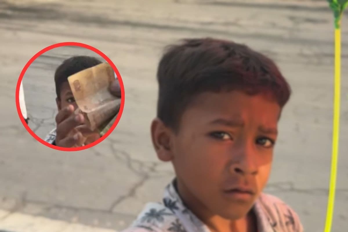Viral Video : गुब्बारा बेच रहे बच्चे ने कर दिया ऐसा काम, लोग कहने लगे– कमाल का बच्चा है