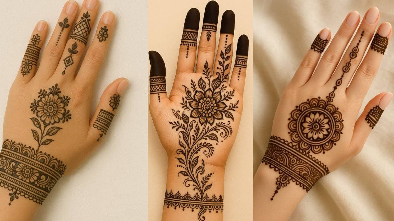 Raksha Bandhan Mehndi Design: मिनटों में मेहंदी से सजाएं अपने हाथ, सिंपल AI डिजाइन्स के साथ