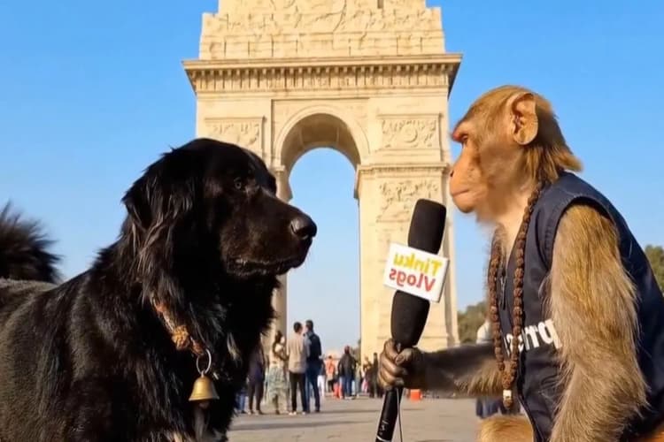Viral Video: मॉन्केश ने लिया डॉगेश का इंटरव्यू, टॉपिक वही है जिसपर देशभर में बहस छिड़ी है