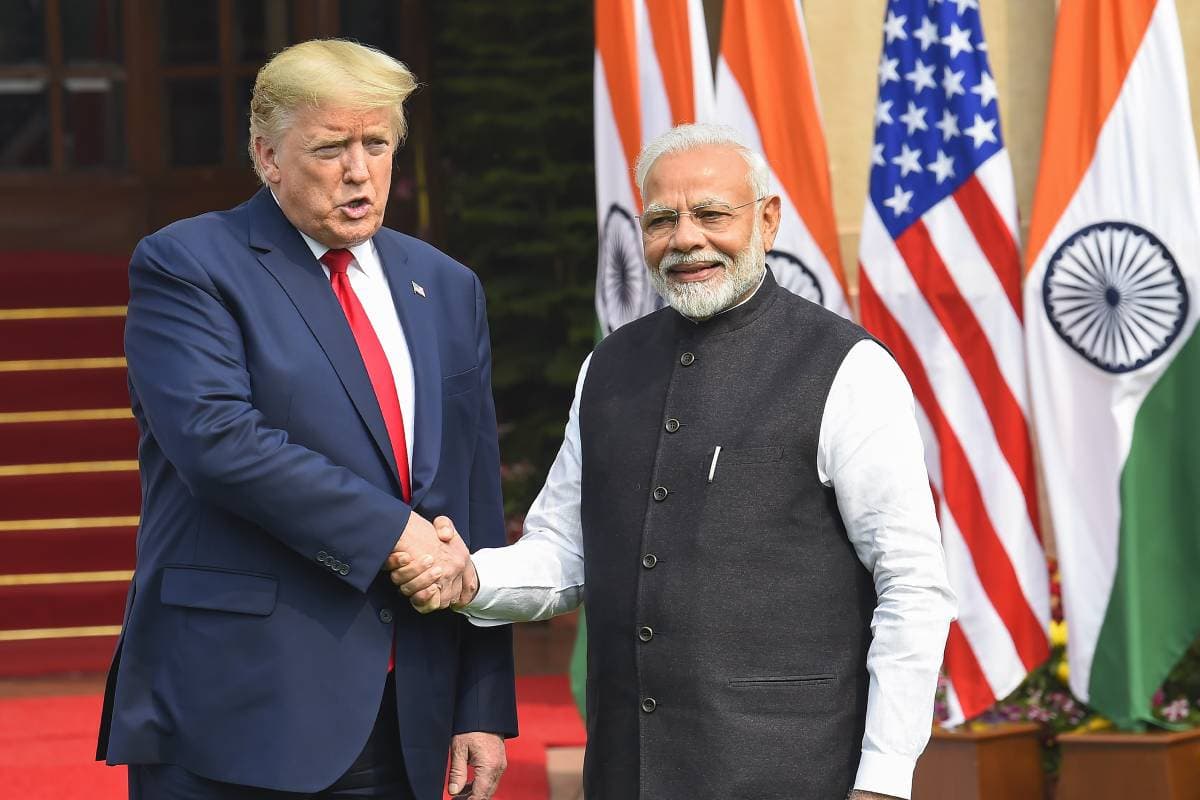 PM Modi with Donald Trump