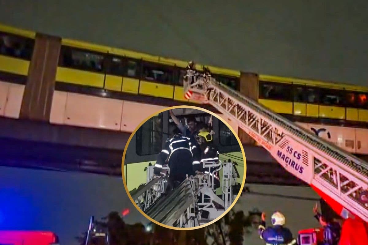 बारिश से थमी मुंबई की रफ्तार, रास्ते में फंसी मोनोरेल, क्रेन की मदद से उतारे गए यात्री, Video