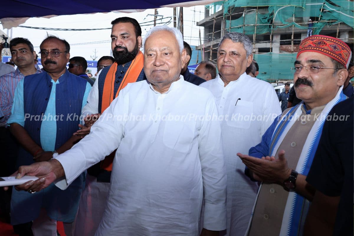 Patna News: आनंदपुरी व कुर्जी नाला निर्माण योजना का सीएम ने किया शिलान्यास, साढ़े तीन लाख लोग होंगे लाभान्वित