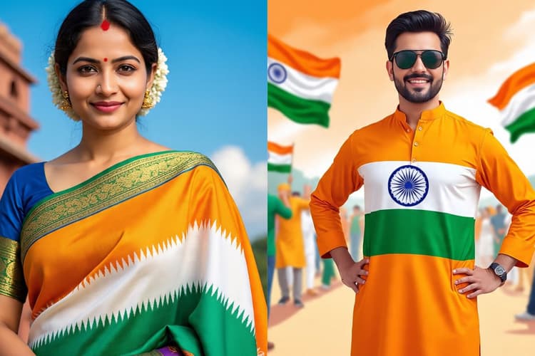 Independence Day Fashion 2025: तिरंगे के रंगों में पाएं देशभक्ति का ग्लैमरस लुक, साड़ी से मेकअप तक सब कुछ जानें