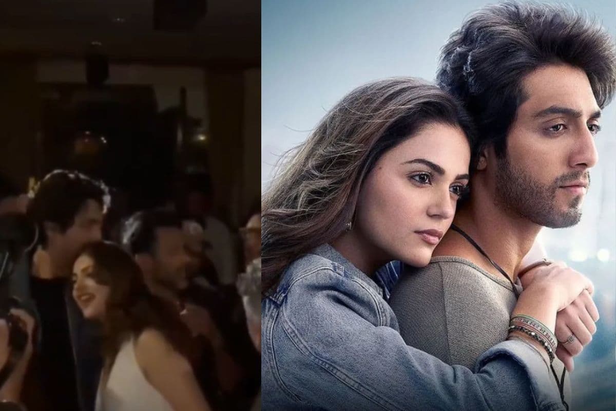 Saiyaara: अनीत को अहान पांडे ने कैमरे के सामने किया KISS, फिल्म की सक्सेस पार्टी में झूमते दिखे दोनों