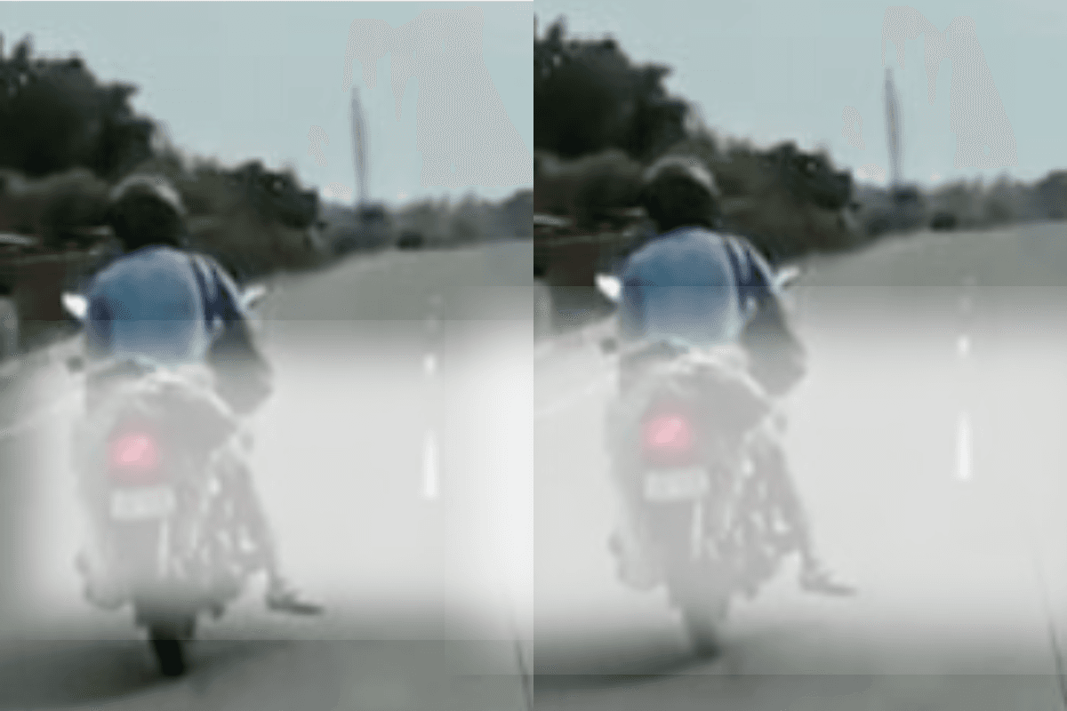 After accident Husband tie wife dead body to motorcycle Police arrest truck driver with ai help