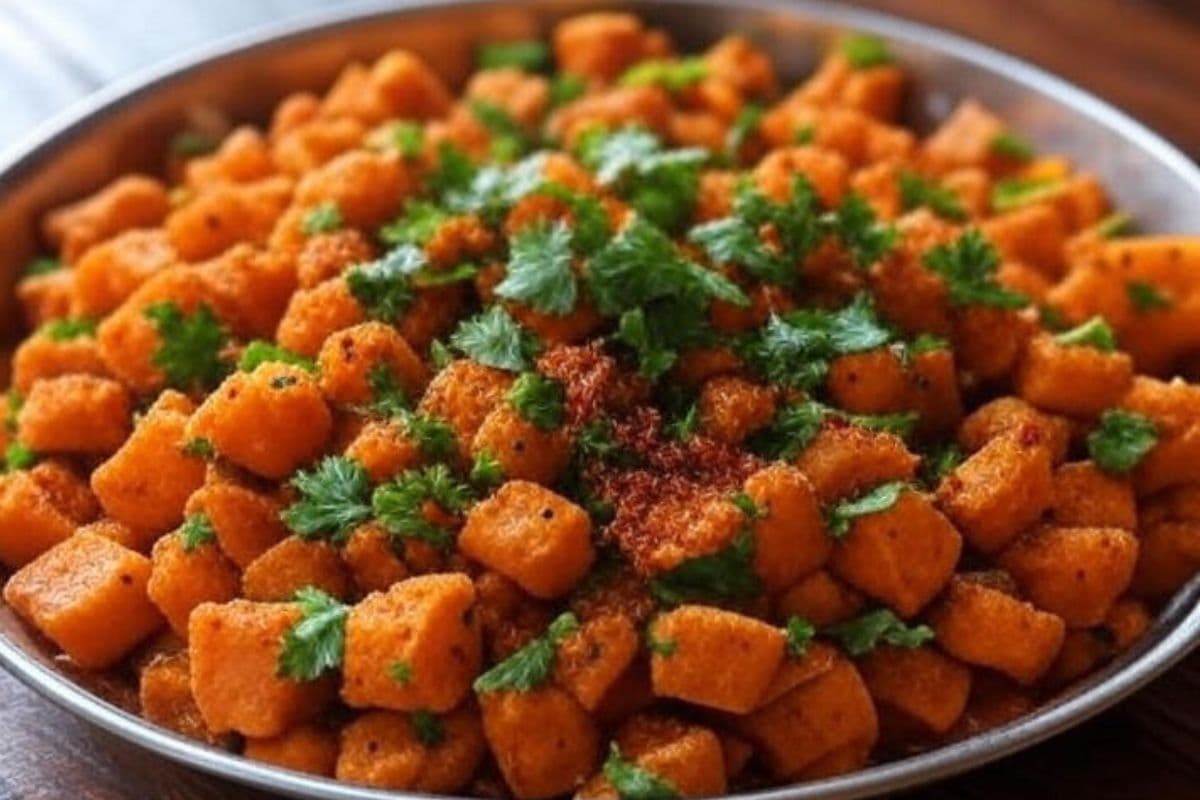 Shakarkandi Chaat for Falhaar