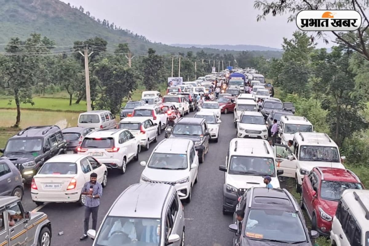 Shibu Soren Funeral Road Jam