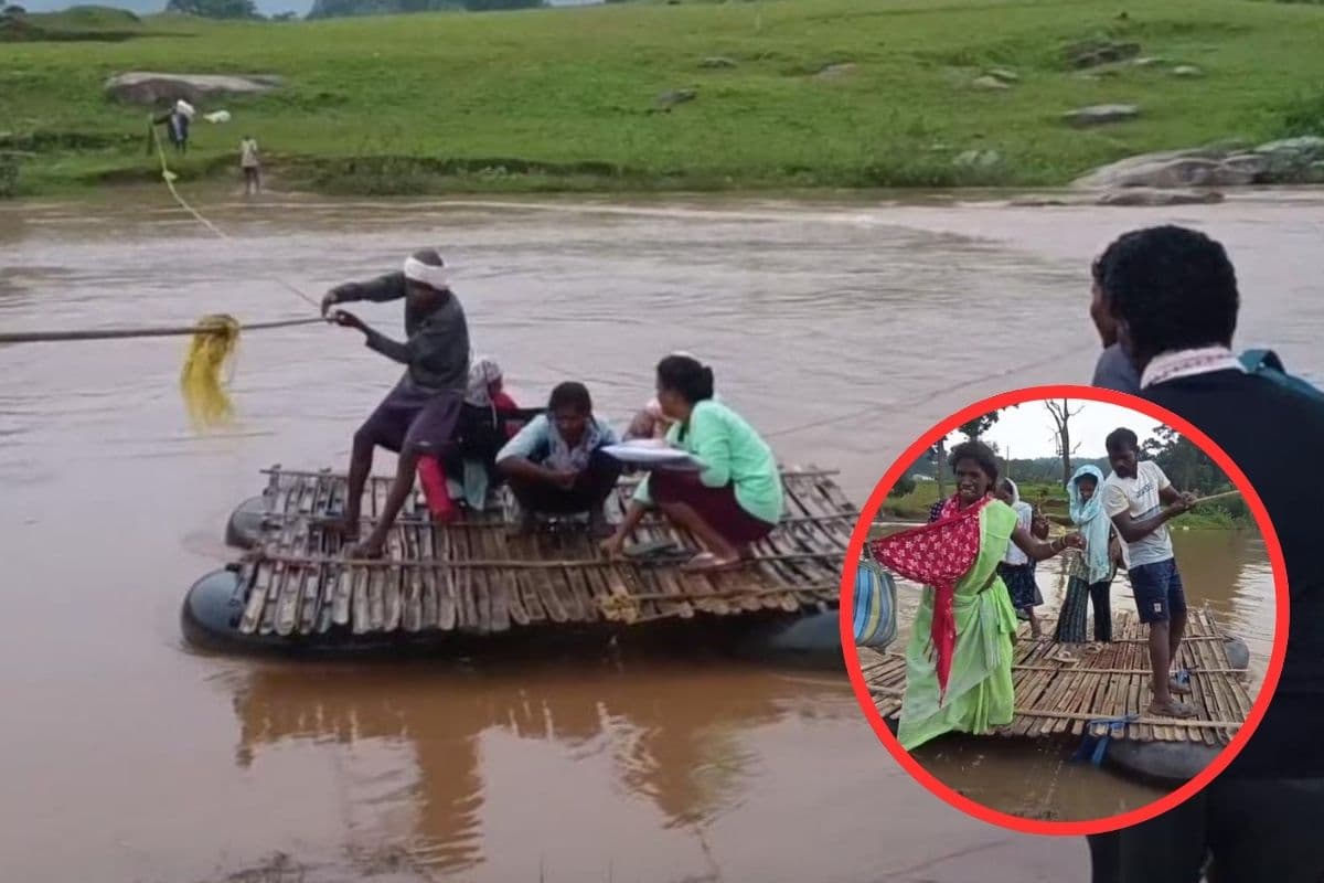 Watch Video : छत्तीसगढ़ की नदी में अजीब नाव, रस्सी टूटी तो गई जान, डरावना वीडियो आया सामने