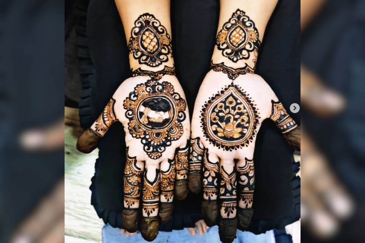 Kajari Teej Special Mehndi Design: