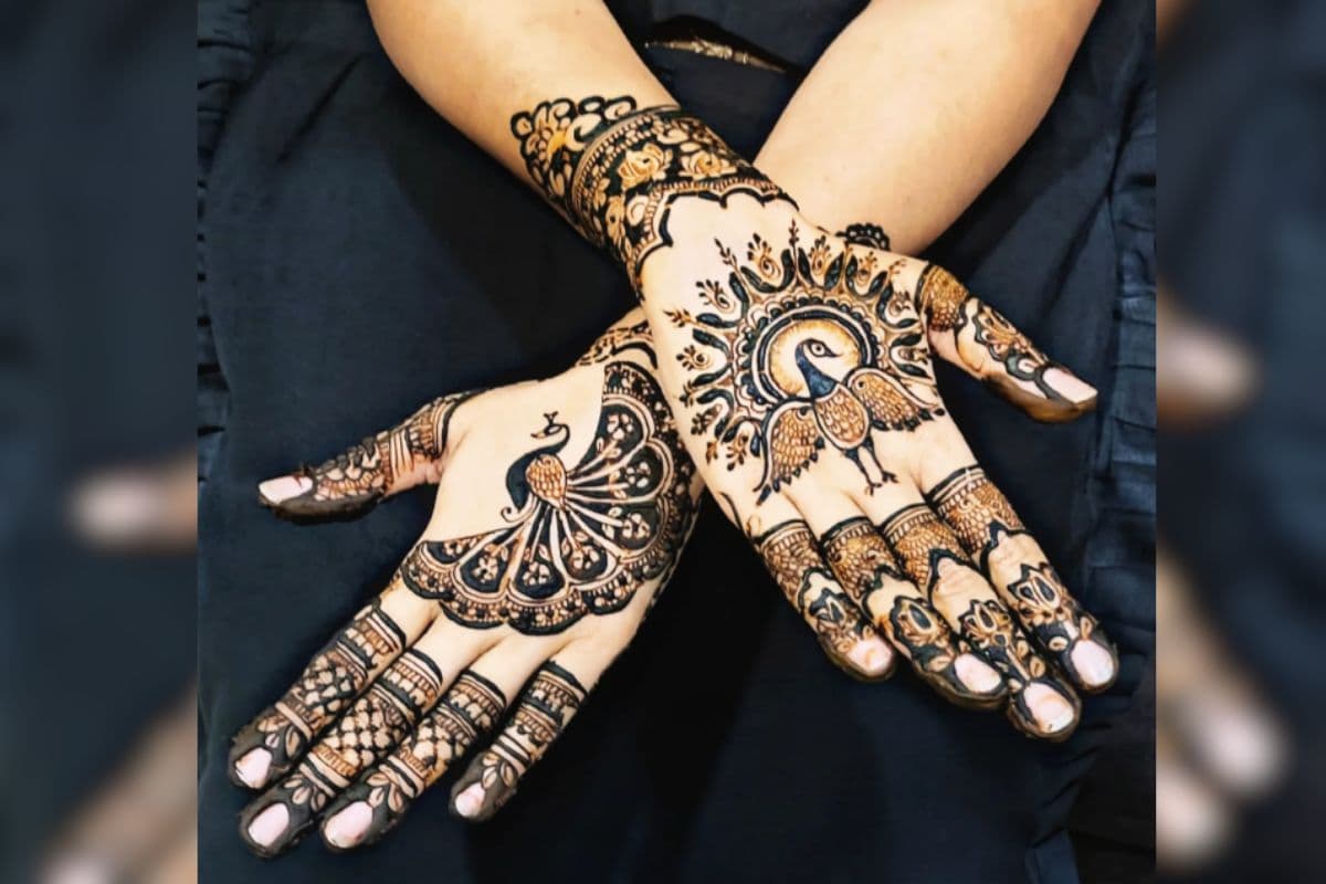 Kajari Teej Special Mehndi Design: