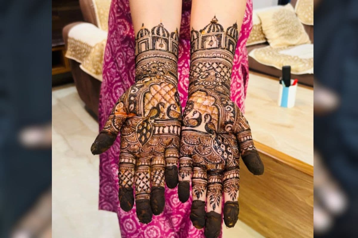 Kajari Teej Special Mehndi Design: