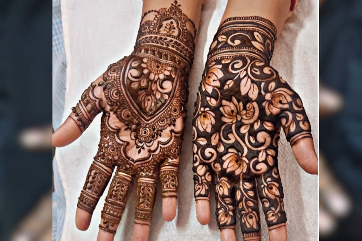 Kajari Teej Special Mehndi Design: