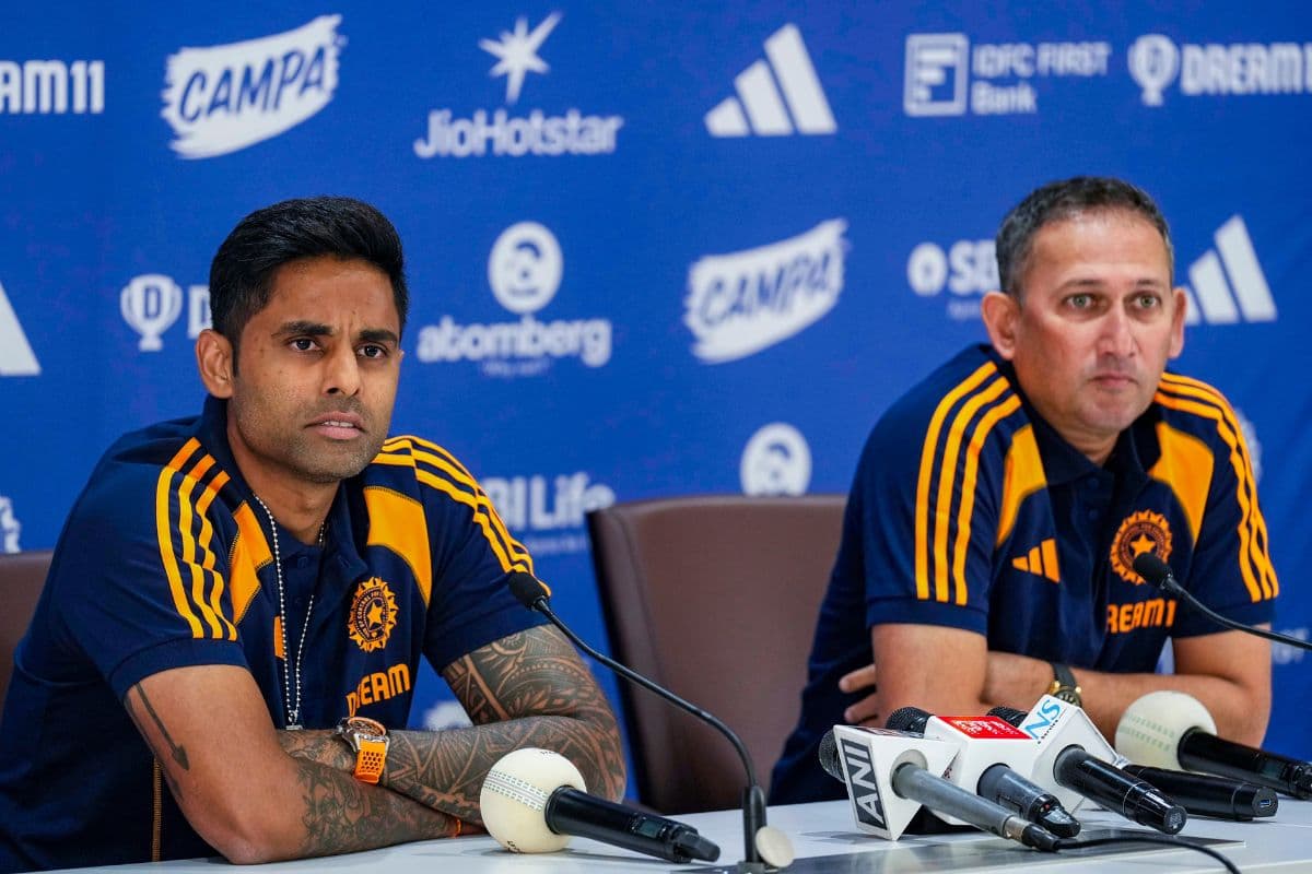 Suryakumar Yadav and Ajit Agarkar