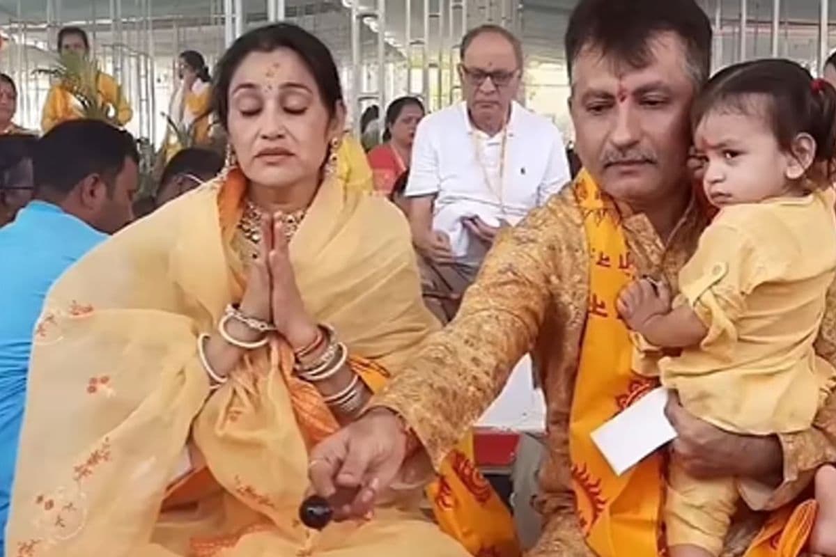 Taarak Mehta Ka Ooltah Chashmah: ‘दयाबेन’ ने पति-बच्चों संग किया महायज्ञ, वीडियो हो रहा वायरल