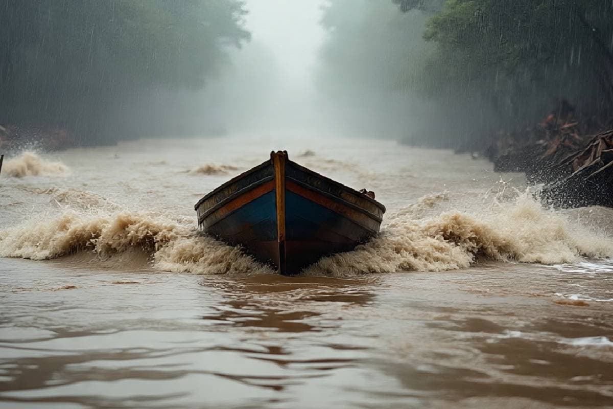 UP Flood : 'गंगा' में जमुना ने तोड़ा दम! बाढ़ में फंसी गर्भवती महिला की नाव में मौत