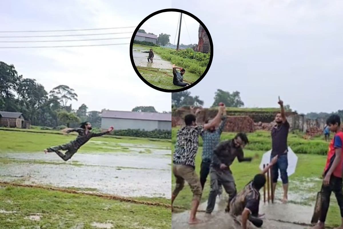 Viral Video: अरे बाप रे! हवा में उड़कर पकड़ा कैच, देखकर आप भी रह जाएंगे दंग
