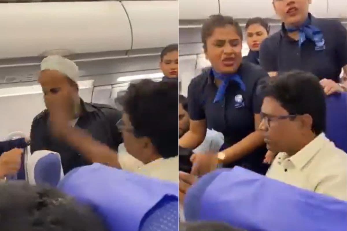 Slaps in Flight Video: इंडिगो की फ्लाइट में एक शख्स ने दूसरे को जड़ दिया थप्पड़, घबराकर रोने लगा यात्री, वायरल हो रहा वीडियो