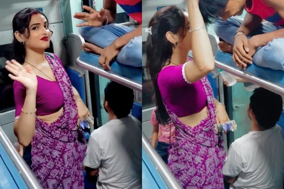 Viral Video: ट्रेन में पैसे मांगती किन्नर की खूबसूरती ने जीता करोड़ों दिल