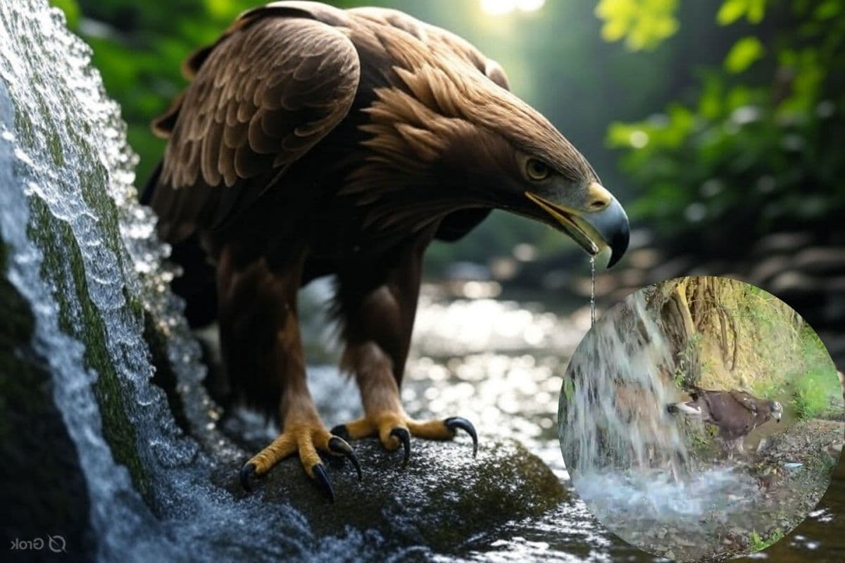 Viral Video: बाज यूं ही नहीं कहलाता पक्षियों का राजा, झरने से पानी पीना कबूतरों के वश की बात नहीं, देखिए वायरल वीडियो