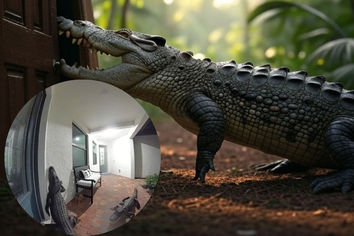 Viral Video: दरवाजा खोलने से पहले सावधान, आने वाला मेहमान हो सकता है खतरनाक, वायरल हो रहा वीडियो