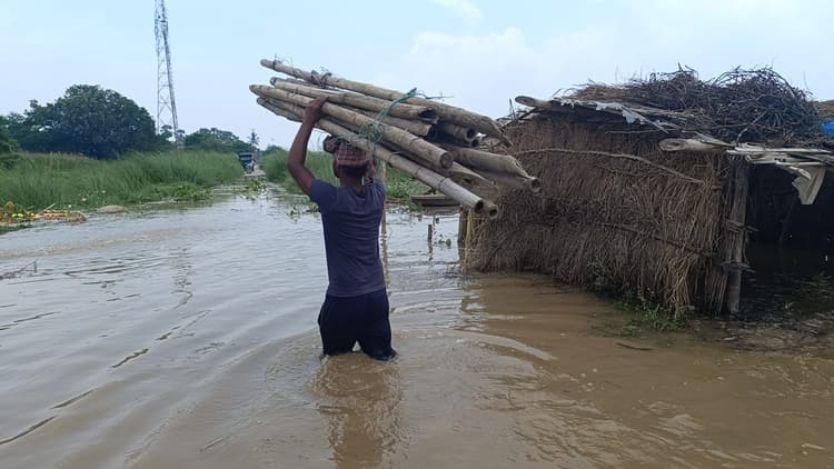 Bihar Flood: भागलपुर में तेजी से बढ़ रहा गंगा का पानी, सबौर के दर्जन भर गांव पर बाढ़ का मंडरा रहा खतरा