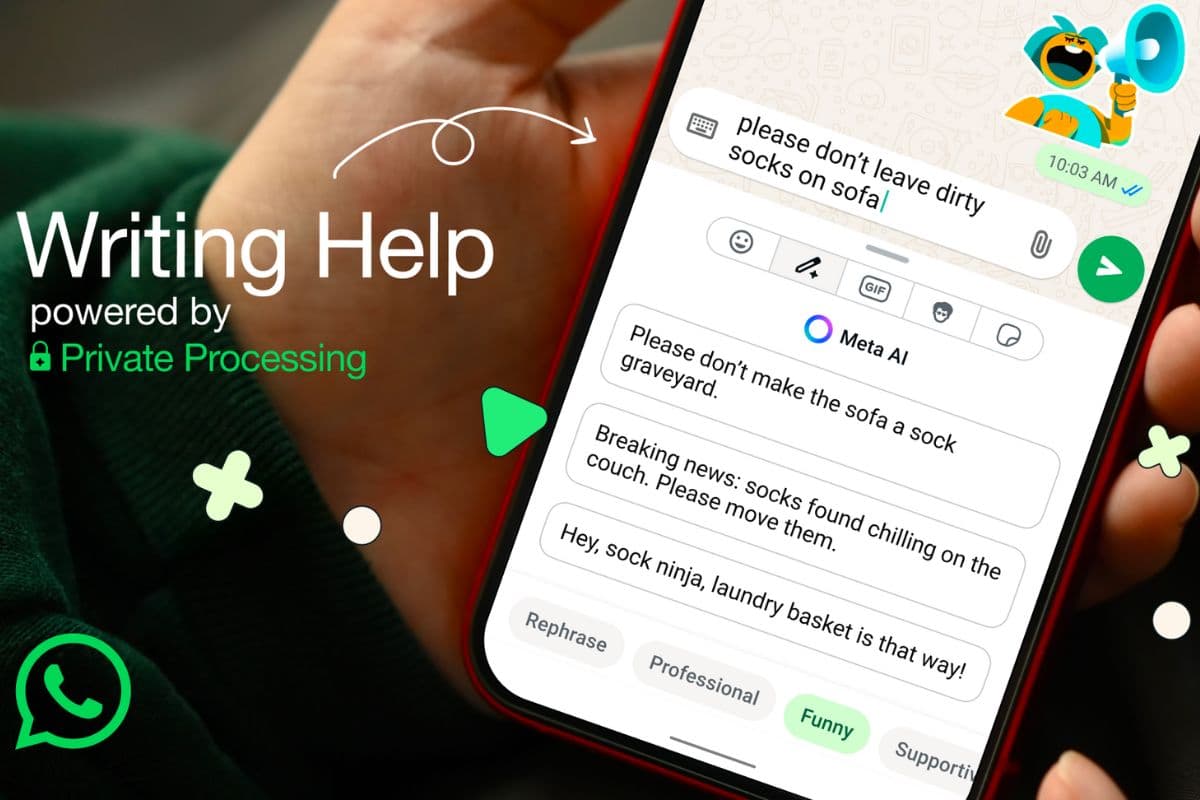 WhatsApp पर अब AI लिख कर देगा मैसेज, पेश हुआ नया Writing Help फीचर, जानें कैसे करेगा काम