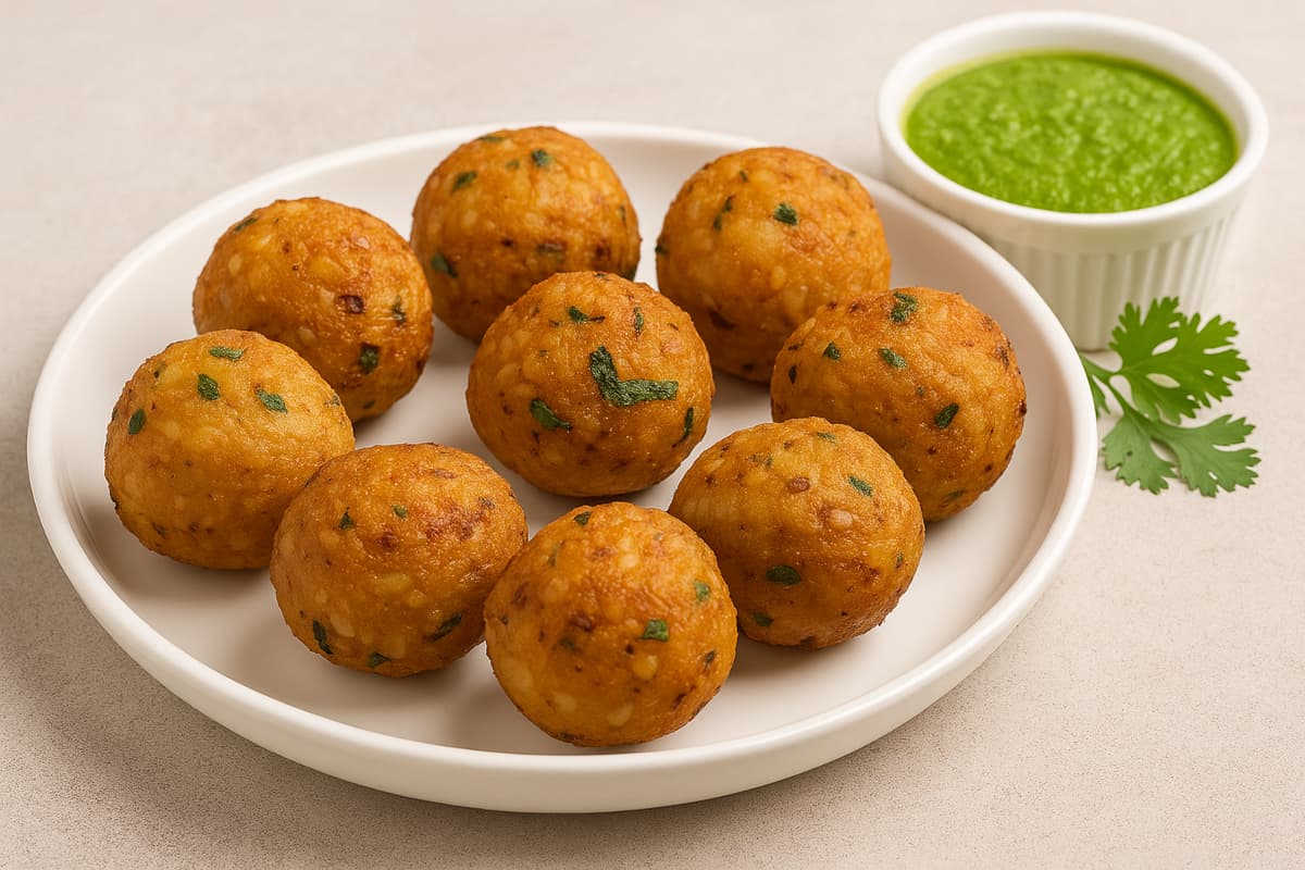 aloo poha balls