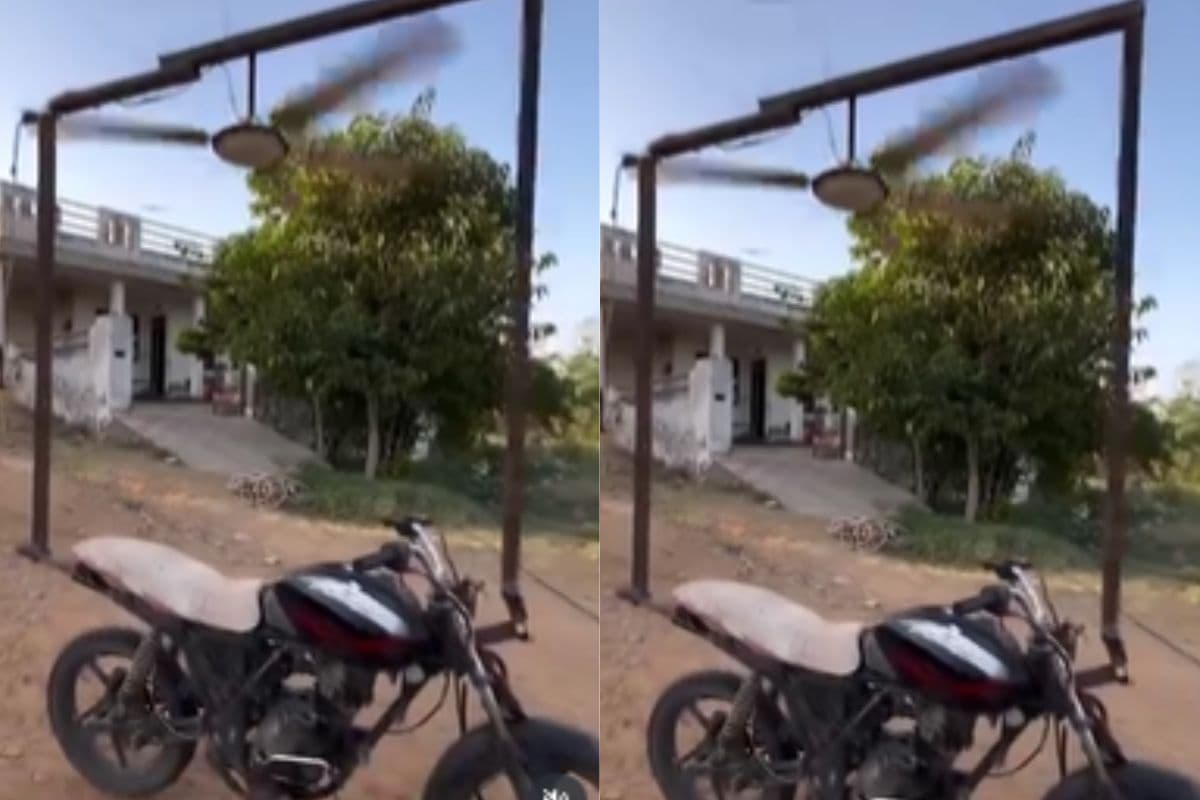 Viral video: क्या भाई करूं गर्मी बहुत है! आदमी ने बाइक पर लगवाया पंखा, वायरल वीडियो ने मचाया तहलका