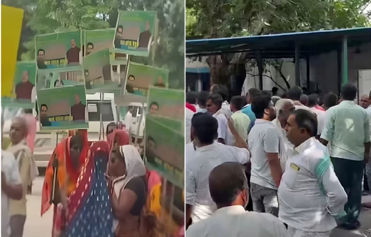 सोनपुर विधायक की शिकायत लेकर पटना पहुंचे राजद कार्यकर्ता, राबड़ी आवास के बाहर हंगामा