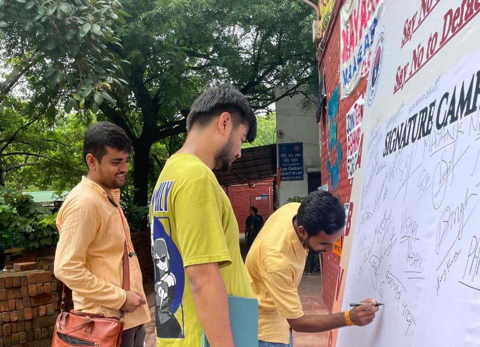 DUSU Election: एबीवीपी ने डूसू चुनाव के लिए छात्रों से फीडबैक के लिए शुरू किया छात्र संवाद कार्यक्रम